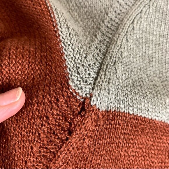 Lavena Colourblock Short Sleeve Sweater Small - Picture 6 of 9